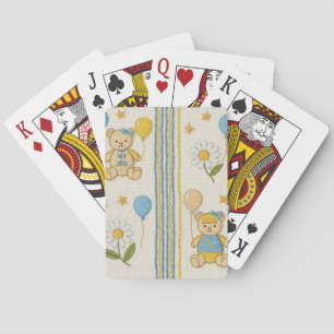 Jeu De Cartes Modèle de jardin de marguerites Ourson (10)