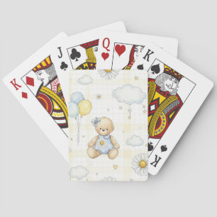 Jeu De Cartes Modèle de jardin de marguerites Ourson (15)