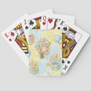 Jeu De Cartes Modèle de jardin de marguerites Ourson (3)
