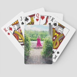 Jeu De Cartes Modèle de photo d'enfant personnalisé mignon