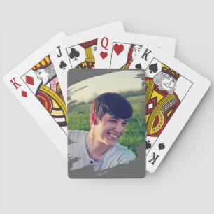 Jeu De Cartes Modèle de photo personnalisé sur cartes de poker g