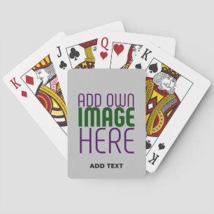 JEU DE CARTES MODÈLE DE TEXTE D'IMAGE ASH SIMPLE MODERNE