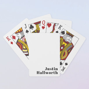 Jeu De Cartes Modèle d'entreprise ou de nom minimaliste rétro mo