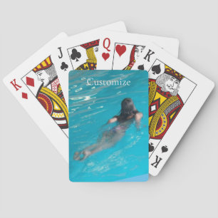 Jeu De Cartes Modèle féminin natation Thunder_Cove