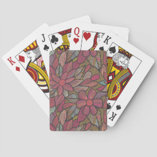 Jeu De Cartes Modèle floral 4