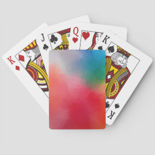 Jeu De Cartes Modèle moderne élégant et coloré Abstrait