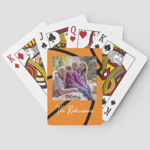 Jeu De Cartes Modèle photo moderne personnalisé