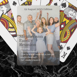 Jeu De Cartes Modern Family Reunion Photo Magazine Cover
