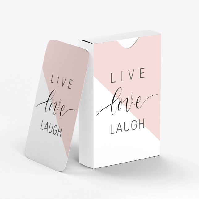 Jeu De Cartes Modern Love Laugh Motivation positive (Créateur téléchargé)