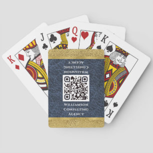 Jeu De Cartes Moderne élégant QR Code Professionnel