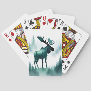 Jeu De Cartes Moines Animaux Nature Forêt Art de la montagne