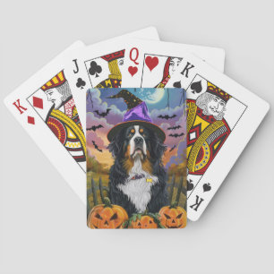 Jeu De Cartes Molleux de Berne Halloween Sorcière Citrouille Eff