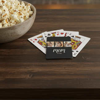 Jeu De Cartes Mom Established Modern Bold Script Black 3 Photo