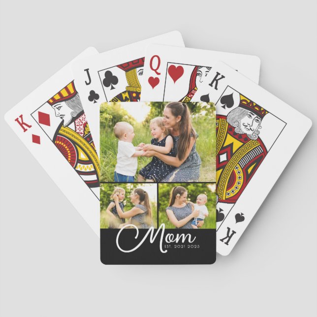 Jeu De Cartes Mom Established Modern Script 3 Photo  (dos)
