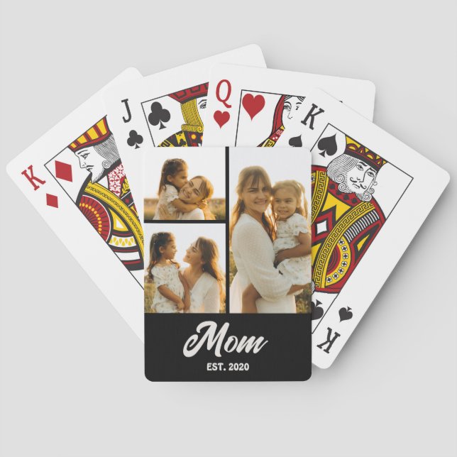 Jeu De Cartes Mom Established Script Black 3 Photo (dos)