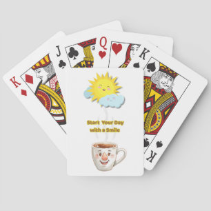 Jeu De Cartes Moment Café – Tasse Souriant Mignon