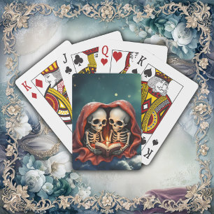 Jeu De Cartes Moments magiques d'hiver, deux squelettes