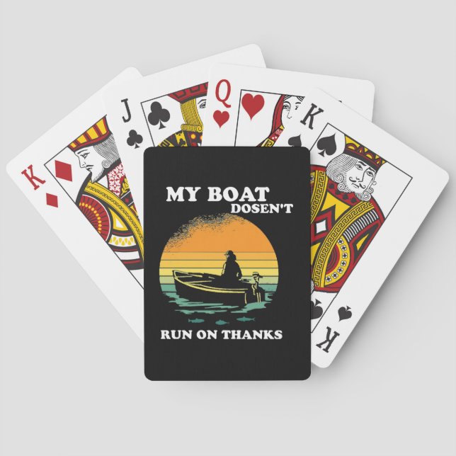 Jeu De Cartes Mon bateau ne fonctionne pas grâce (dos)
