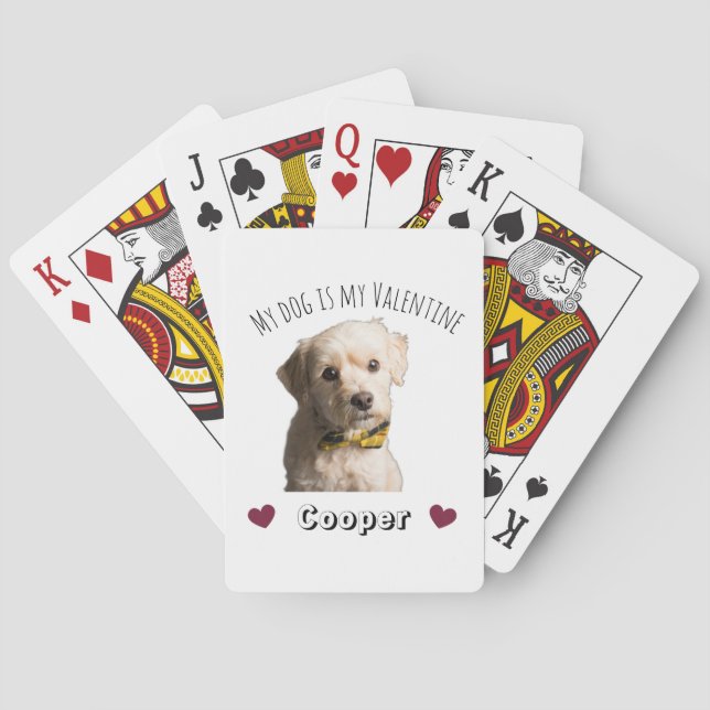 Jeu De Cartes Mon chien est ma Saint-Valentin – Animal de compag (dos)
