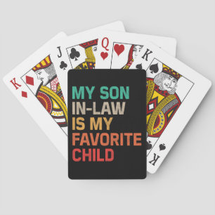 Jeu De Cartes Mon Fils En Droit Est Mon Enfant Préféré