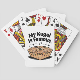 Jeu De Cartes Mon Kugel Est Célèbre Drôle Hanoukka Juif Juif Jui