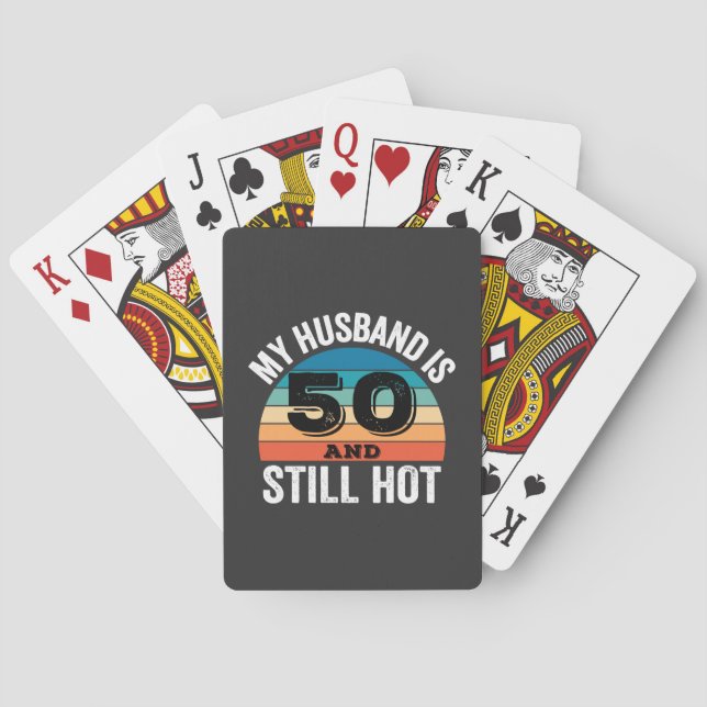 Jeu De Cartes Mon mari a 50 ans et reste chaud (dos)