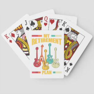 Jeu De Cartes Mon plan de retraite Guitare électrique Chaîne mus