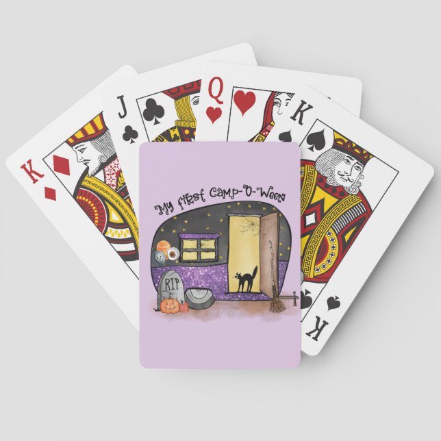 Jeu De Cartes Mon premier camp-O-Ween | Halloween Camping (dos)