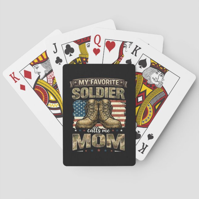 Jeu De Cartes Mon soldat préféré m'appelle maman (dos)