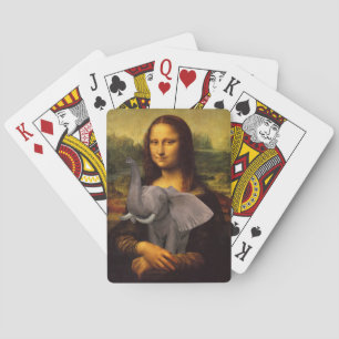 Jeu De Cartes Mona Lisa avec éléphant