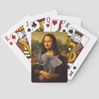 Jeu De Cartes Mona Lisa avec éléphant