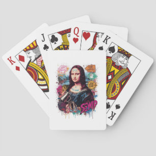 Jeu De Cartes Mona Lisa Brew : Urban Coffee Graffiti Art