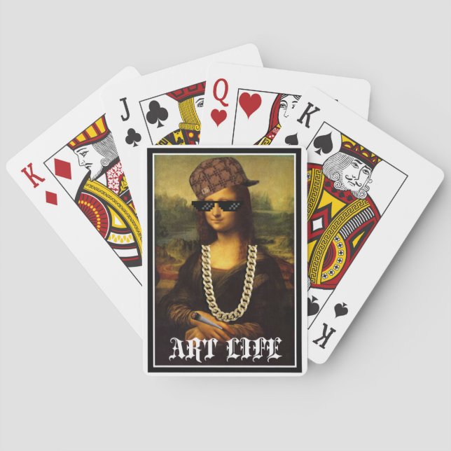 Jeu De Cartes Mona Lisa Thug Life Art Life (dos)
