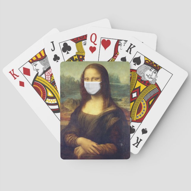 Jeu De Cartes Mona Lisa Via Corona Virus (dos)