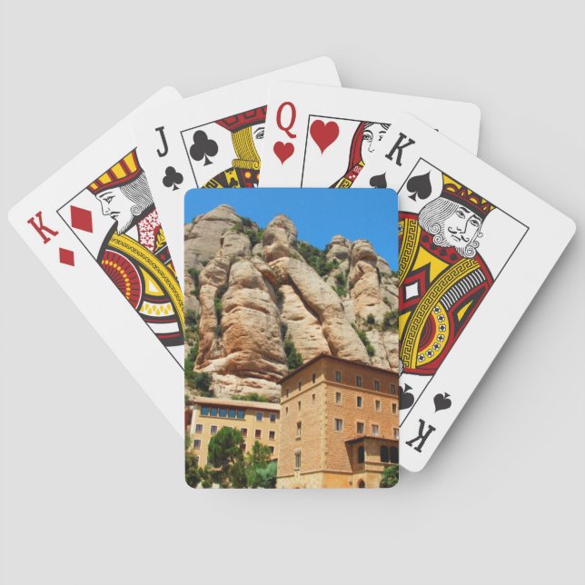 Jeu De Cartes Monastère de Montserrat, Catalogne, Espagne (dos)