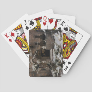 Jeu De Cartes Monastère en Neige d'hiver (par Karl Laling)