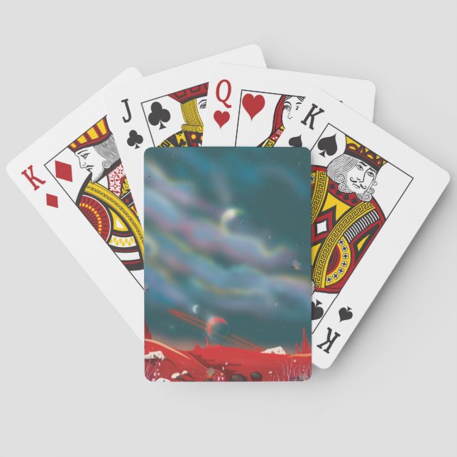 Jeu De Cartes Monde extraterrestre (dos)