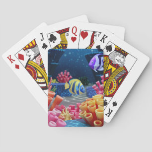 Jeu De Cartes monde sous-marin