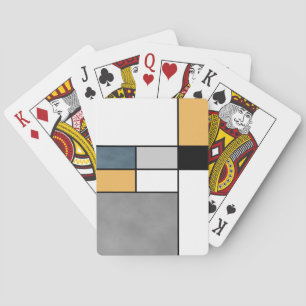 Jeu De Cartes Mondrian inspiré