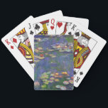 Jeu De Cartes Monet Water Lilies Chef-d'oeuvre Peinture<br><div class="desc">Monet Water Lilies - Ce tableau Monet classique a été peint par Claude Monet en 1916. Il fait partie de sa célèbre collection de nénuphars où il peint dans son jardin à Giverney,  France. Un tableau de chef-d'oeuvre.</div>