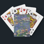 Jeu De Cartes Monet Water Lilies Chef-d'oeuvre Peinture<br><div class="desc">Monet Water Lilies - Ce tableau Monet classique a été peint par Claude Monet en 1916. Il fait partie de sa célèbre collection de nénuphars où il peint dans son jardin à Giverney,  France. Un tableau de chef-d'oeuvre.</div>