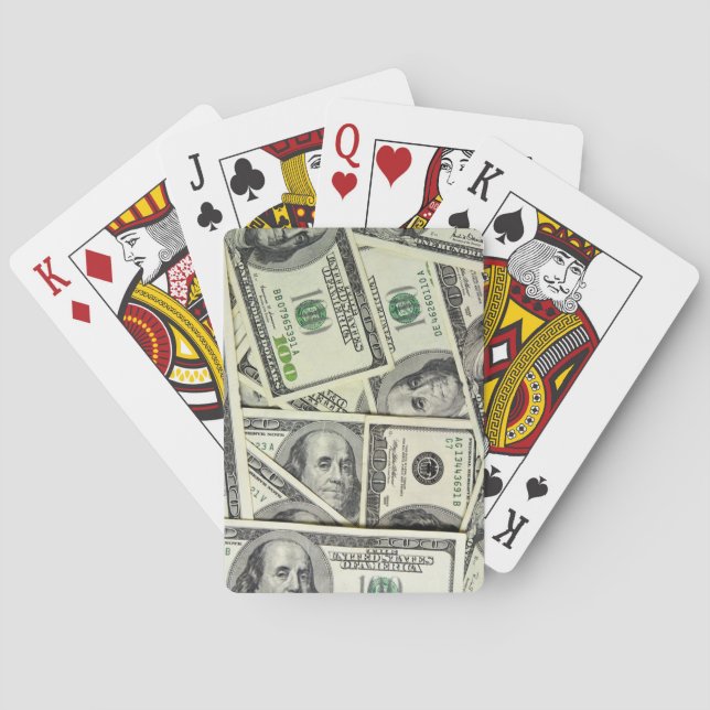 Jeu De Cartes Money playing cards (dos)