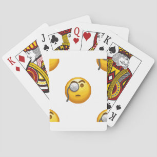 Jeu De Cartes monocle émoji