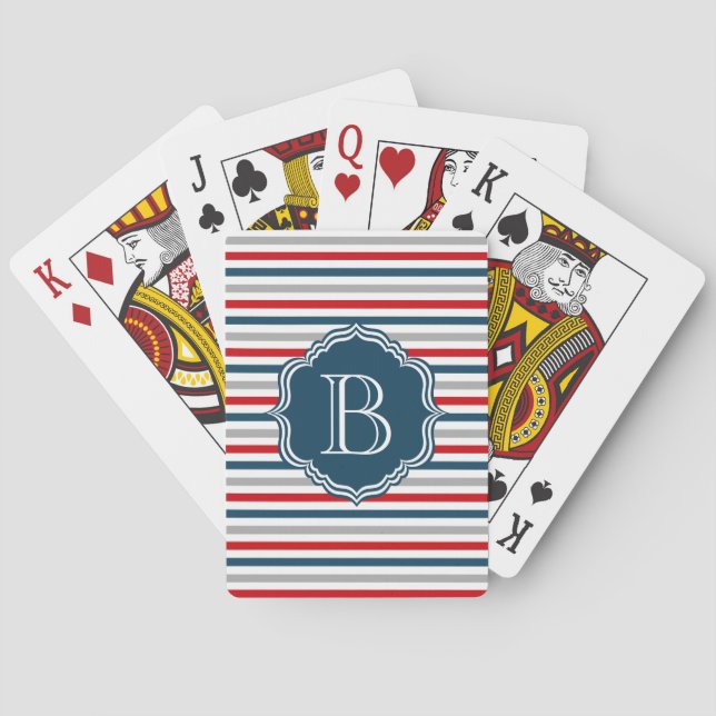 Jeu De Cartes Monogram design (dos)