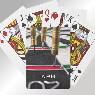 Jeu De Cartes Monogramme, ajoutez votre photo verticale, famille