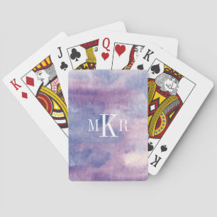 Jeu De Cartes Monogramme   Brume pourpre II