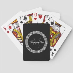 Jeu De Cartes Monogramme de diamants
