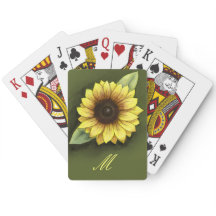 Monogramme et tournesol