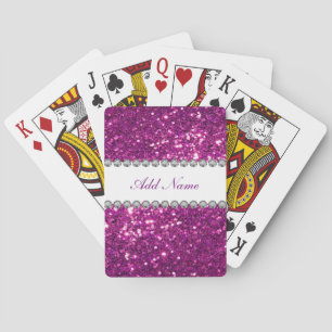Jeu De Cartes Monogramme Glizty Bling