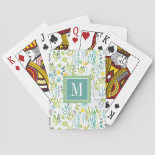Jeu De Cartes Monogramme   Motif sauvage et libre